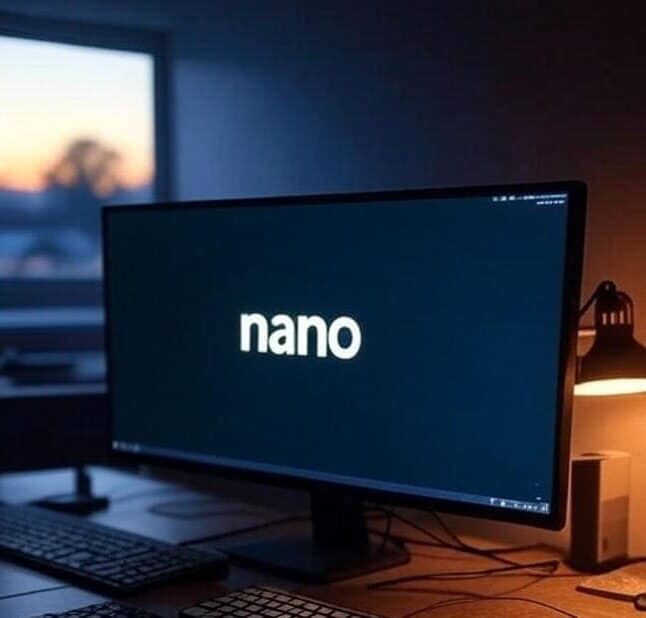 la commande nano