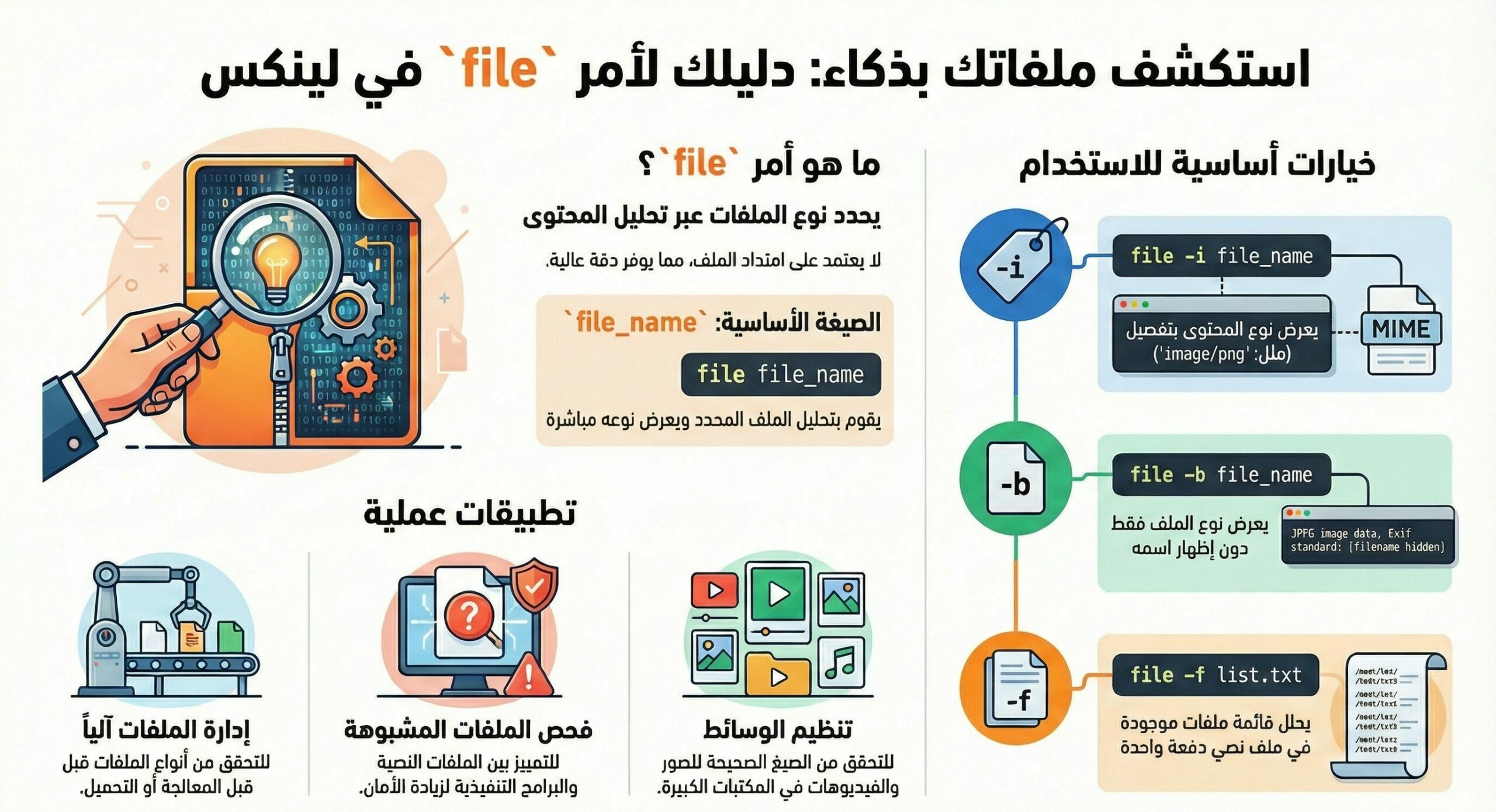 ما هو الأمر file؟