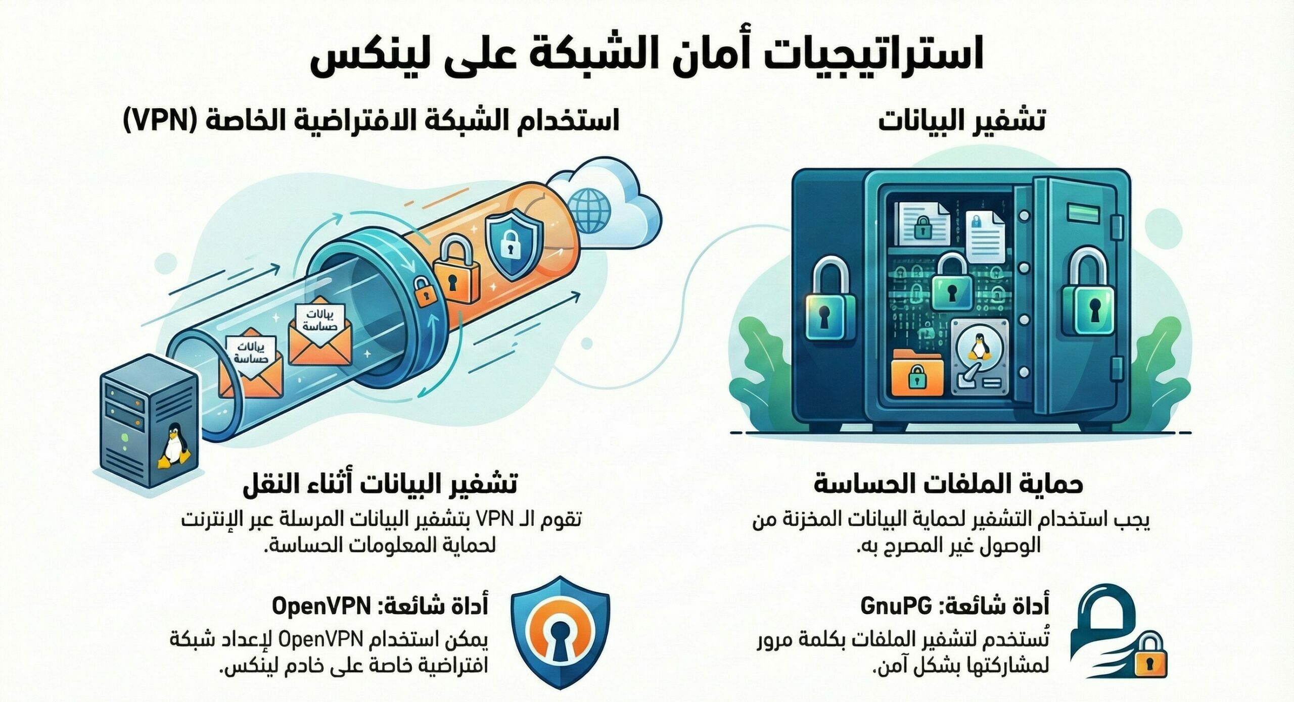 وضع استراتيجيات للأمان على الشبكة