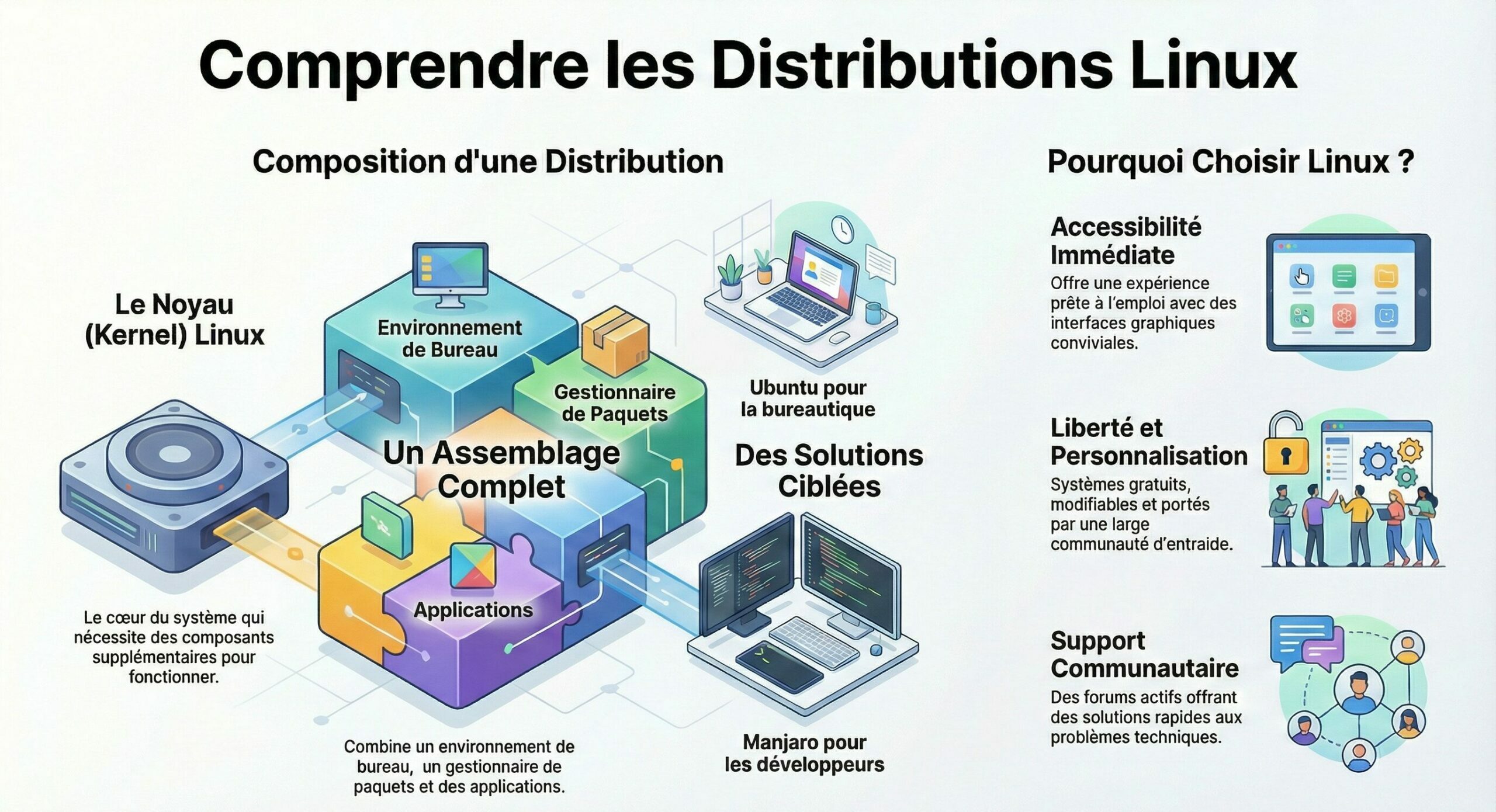 Définition des distributions Linux et leur importance