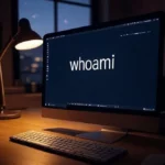 Commande whoami pour obtenir des informations sur l'utilisateur