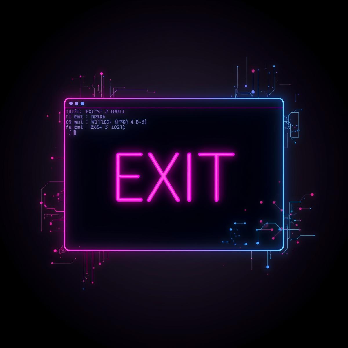 الأمر Exit في لينوكس: الدليل الكامل للمبتدئين