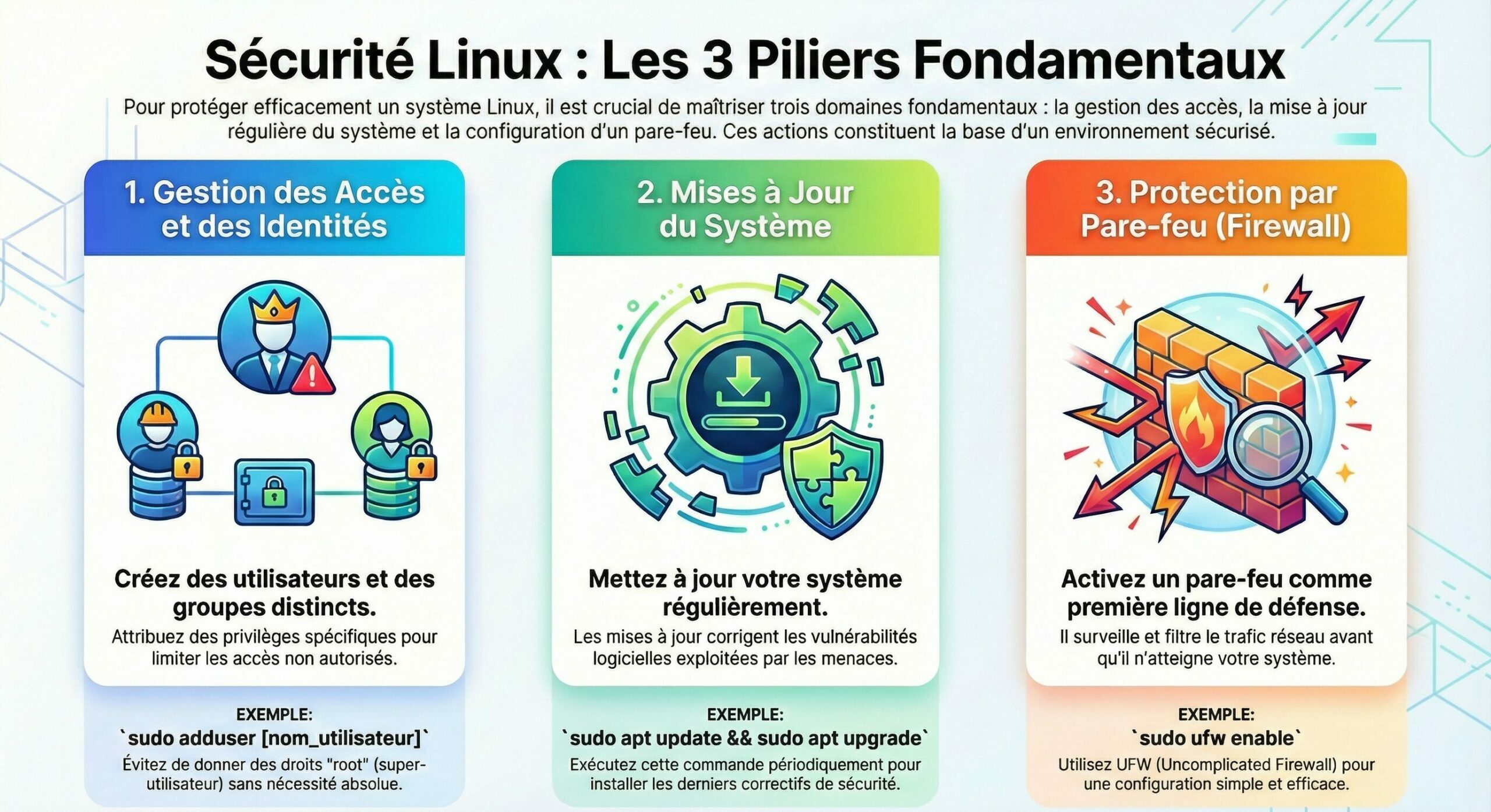 Principes de base de la sécurité en Linux