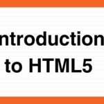 Introduction to HTML5